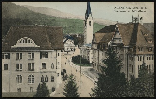 Dornbirn, Vorarlberg Sparkassa u. Möbelhaus