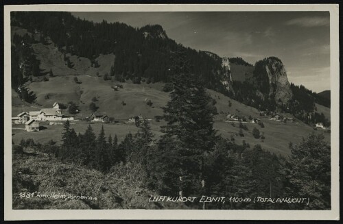 [Dornbirn] Luftkurort Ebnit, 1100 m (Totalansicht)