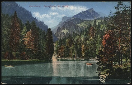 Dornbirn : Stauffensee bei Gütle