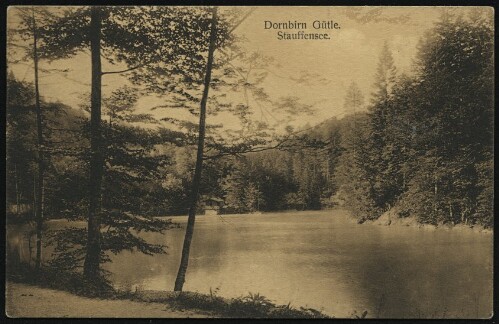 Dornbirn Gütle : Stauffensee