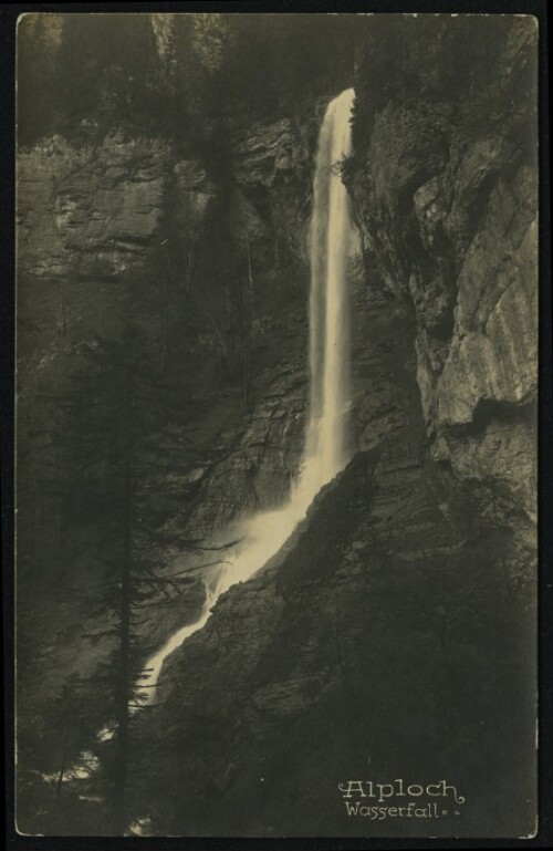 [Dornbirn] Alploch : Wasserfall