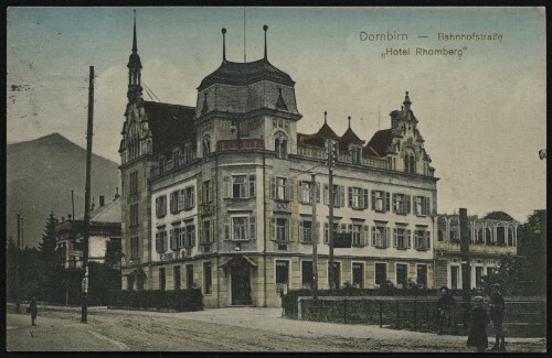 Dornbirn - Bahnhofstraße :  Hotel Rhomberg 