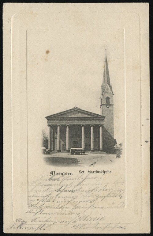 Dornbirn : Sct. Martinskirche : [Correspondenz-Karte ...]