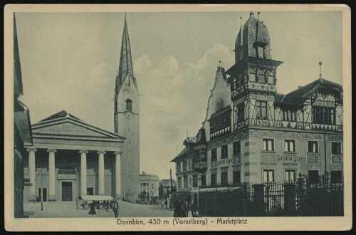 Dornbirn, 430 m (Vorarlberg) - Marktplatz