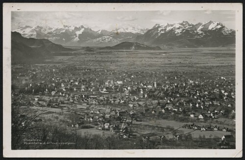 Dornbirn : Rheintal u. d. Schweizeralpen : [Dornbirn, Rheintal, Schweizeralpen ...]
