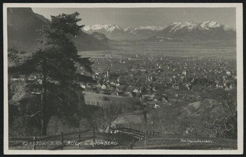 Dornbirn, Blick v. Rhomberg