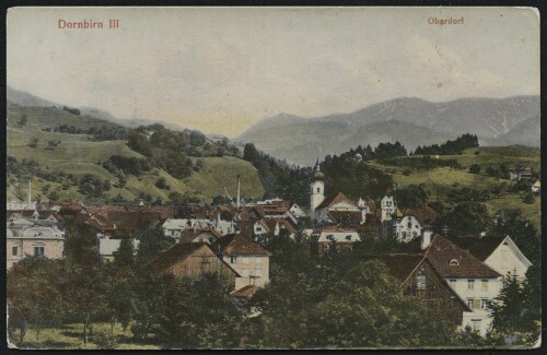 Dornbirn III : Oberdorf