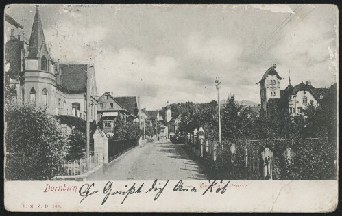 Dornbirn : Oberdorferstrasse : [Postkarte ...]