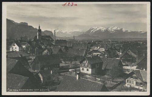 Dornbirn mit Säntis