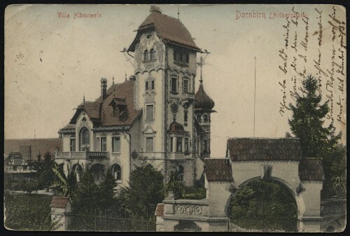 Dornbirn (Arlbergbahn) : Villa Hämmerle : [Postkarte ...]