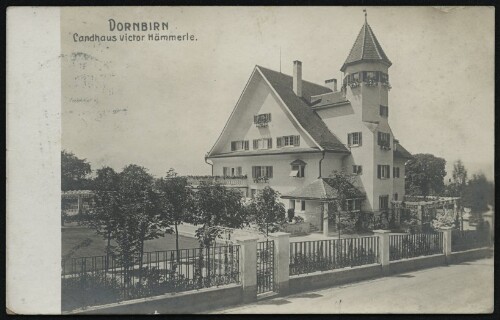 Dornbirn : Landhaus Victor Hämmerle