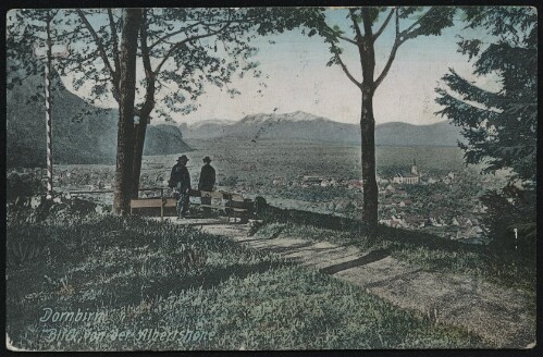 Dornbirn : Blick von der Albertshöhe