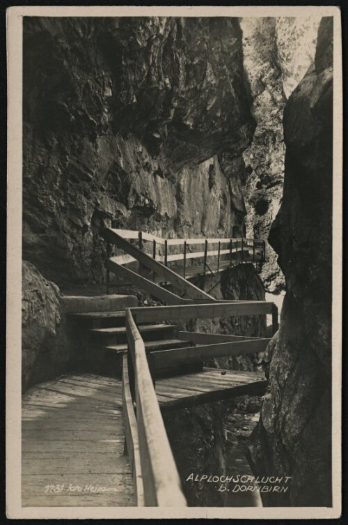 Alplochschlucht : b. Dornbirn