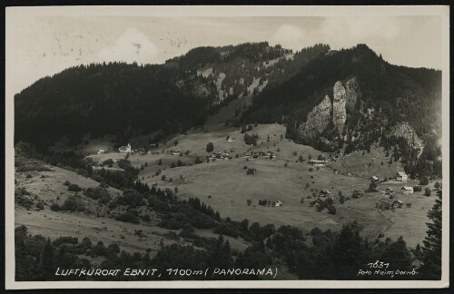 [Dornbirn] Luftkurort Ebnit, 1100 m (Panorama)