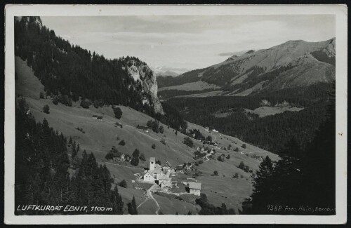 [Dornbirn] Luftkurort Ebnit, 1100 m