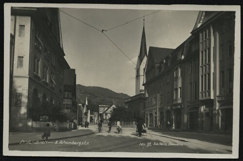 Dornbirn - A. Rhombergstr.