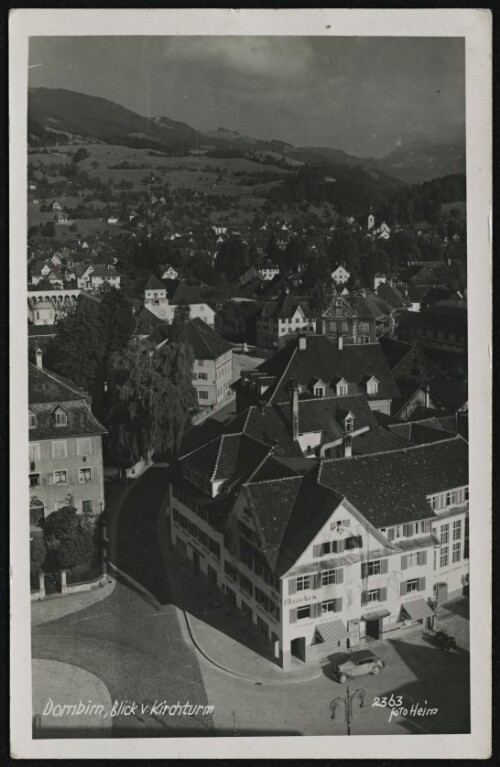 Dornbirn, Blick v. Kirchturm