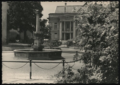 Dornbirn : Brunnen am Marktplatz