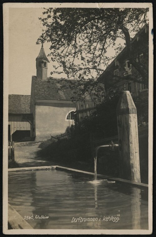 [Dornbirn] Dorfbrunnen i. Kehlegg