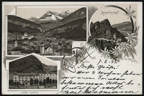 Gruss aus Feldkirch : Margarethenkapf : Stella matutina : [Correspondenz-Karte An ... in ...]