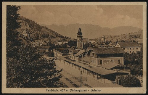 Feldkirch, 457 m (Arlbergbahn) - Bahnhof