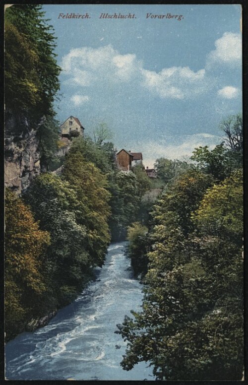 Feldkirch. Illschlucht. Vorarlberg