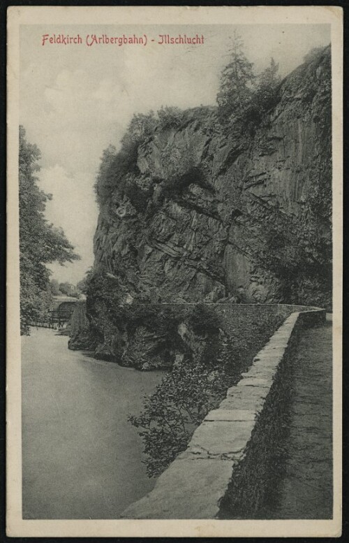 Feldkirch (Arlbergbahn) - Jllschlucht