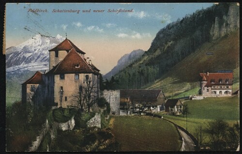 Feldkirch. Schattenburg und neuer Schießstand