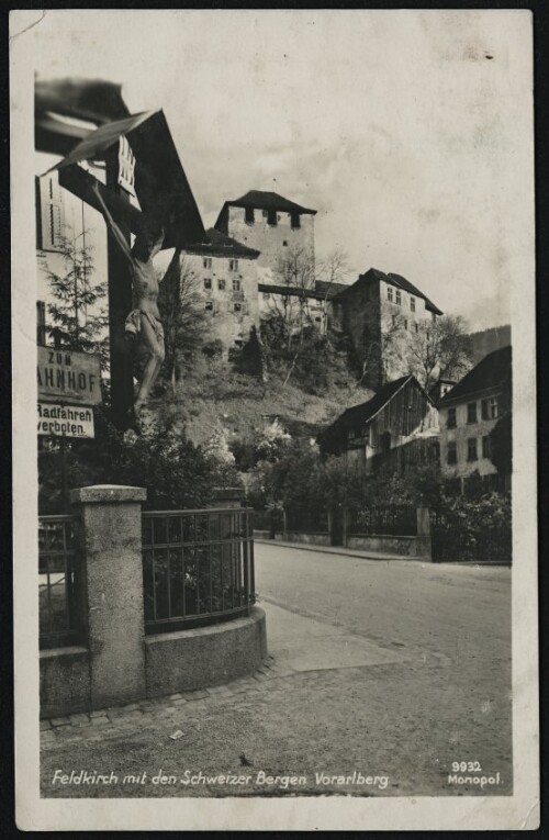 Feldkirch mit den Schweizer Bergen Vorarlberg