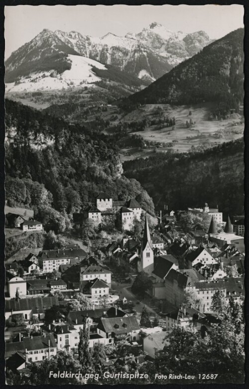 Feldkirch geg. Gurtisspitze