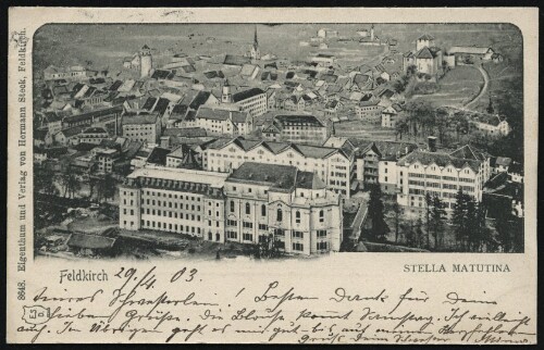 Feldkirch : Stella Matutina : [Correspondnez-Karte ...]