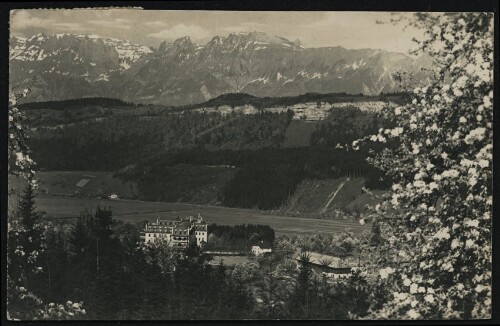 [Feldkirch Tisis] : [Exercitienhaus Feldkirch i. Vorarlberg mit Schweizerbergen ...]