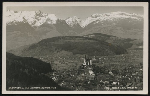 Rankweil mit Schweizerberge