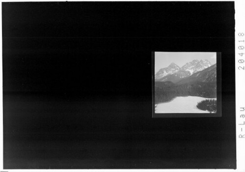 [Blindsee gegen Sonnenspitze und Wampeter-Schrofen]