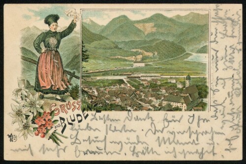 Gruss aus Bludenz : [Correspondenz-Karte An ... in ...]