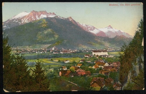 Bludenz, von Bürs gesehen : [Postkarte Carte Postale ...]
