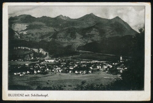 Bludenz mit Schillerkopf