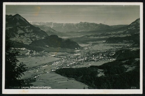 Bludenz gegen Schweizerberge