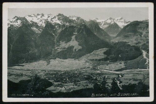 Bludenz mit Scesaplana