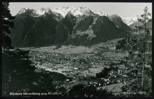 Bludenz Vorarlberg geg. Rhätikon