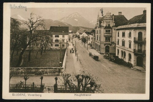 Bludenz, Vorarlberg : Hauptstrasse