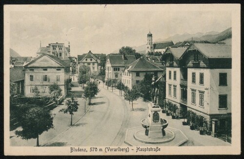 Bludenz, 570 m (Vorarlberg) - Hauptstraße