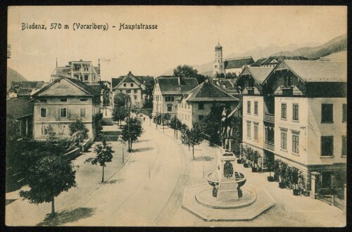 Bludenz, 570 m (Vorarlberg) - Hauptstrasse