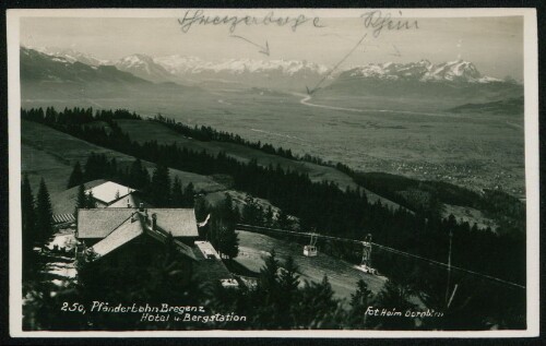 [Lochau] Pfänderbahn Bregenz Hotel u. Bergstation