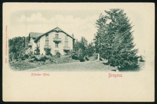 [Lochau] Bregenz : Pfänder-Hôtel : [Postkarte ...]