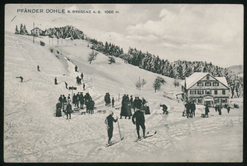 [Lochau] Pfänder Dohle b. Bregenz a. B. 1060 m. : [Postkarte ...]
