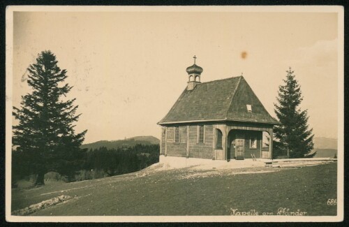 [Lochau] Kapelle am Pfänder