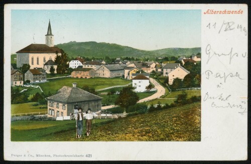 Alberschwende : [Correspondenz-Karte An ... in ...]