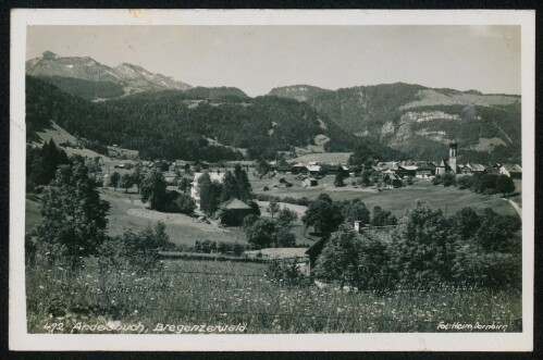 Andelsbuch, Bregenzerwald