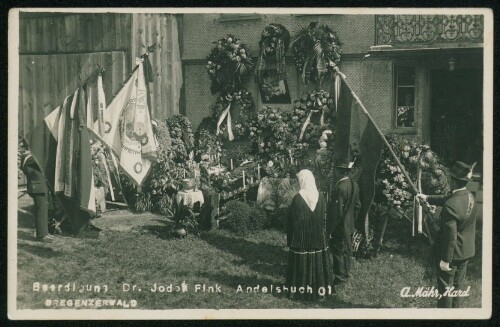 Beerdigung Dr. Jodok Fink Andelsbuch Bregenzerwald